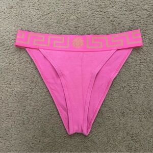 Versace Greca Pink Bikini Bottom